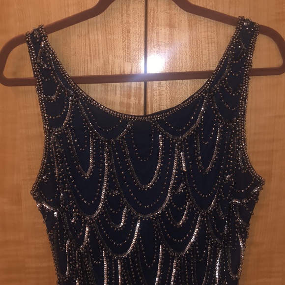 Pisarro Nights Beaded Cocktail Dress - Picture 3 of 5